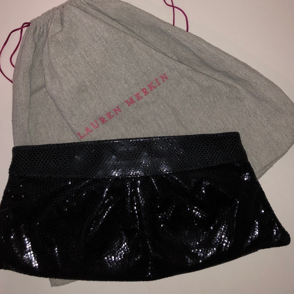 Lauren Merkin Black Clutch